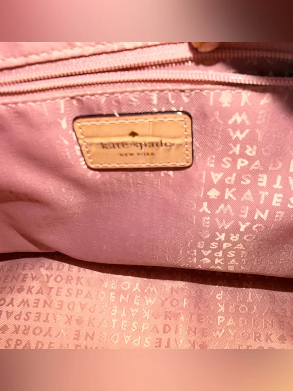 kate spade structured croc